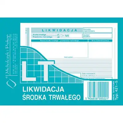 LT Likwidacja środka trwałego A6