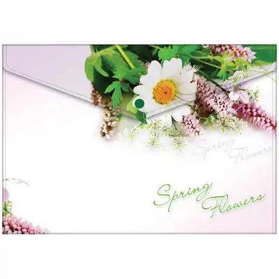 Teczka kopertowa na zatrzask Spring Flower A4