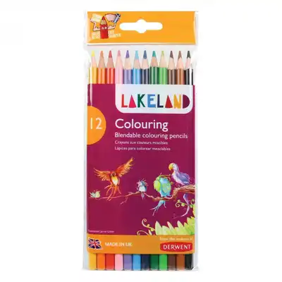 Kredki ołówkowe Derwent Lakeland 12 kolorów