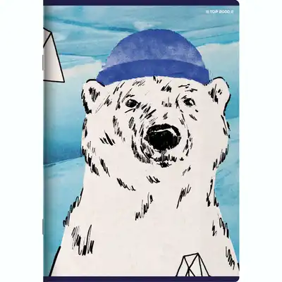 Zeszyt A5 w kratkę 32 kartki Top 2000 Winter