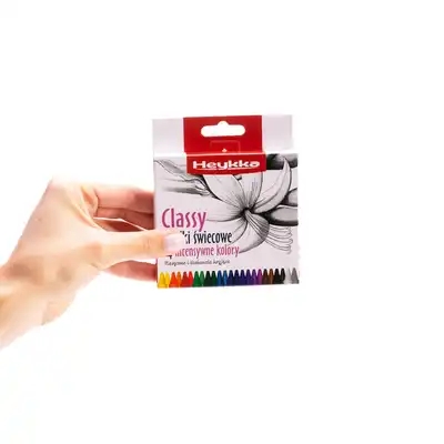 Kredki świecowe Classy Heykka 24 kolory