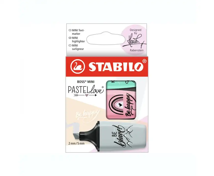 Zakreślacze Stabilo mini 3 kolory