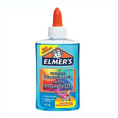 Klej glutek slime przezroczysty niebieski Elmers 147ml