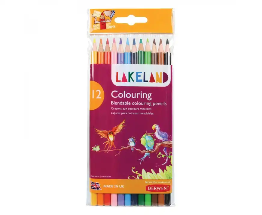 Kredki ołówkowe Derwent Lakeland 12 kolorów