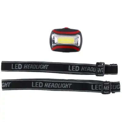 Latarka czołowa turystyczna LED Dunlop czerwona