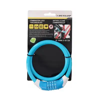 Zapięcie rowerowe na kod Dunlop niebieskie
