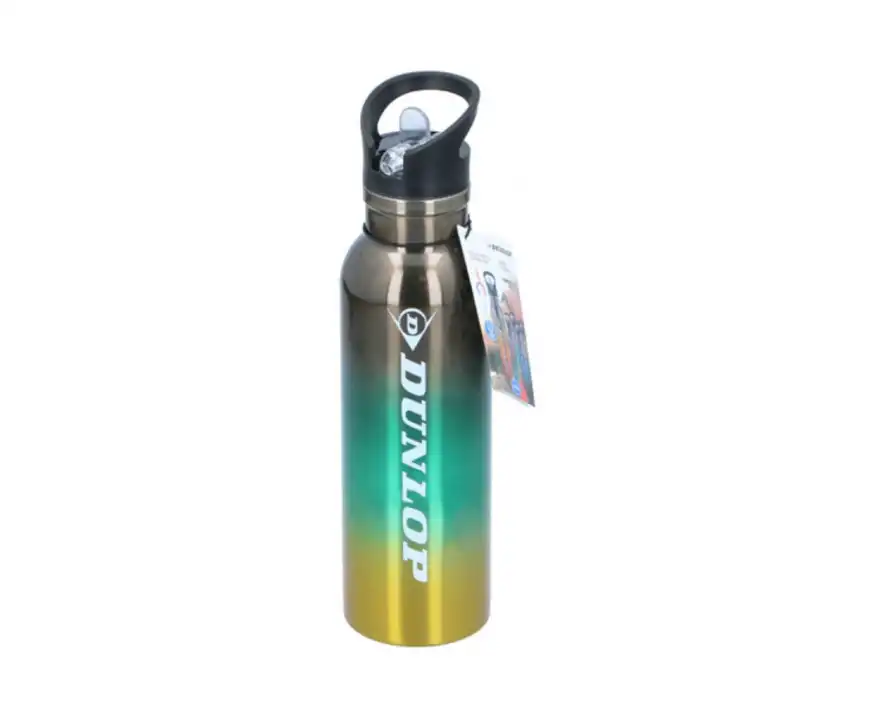Butelka ze stali nierdzewnej 570 ml żółto-turkusowa Dunlop