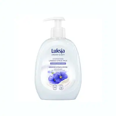Mydło w płynie Luksja len i mleczko ryżowe 500ml