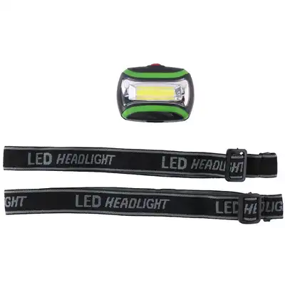 Latarka czołowa turystyczna LED Dunlop zielona