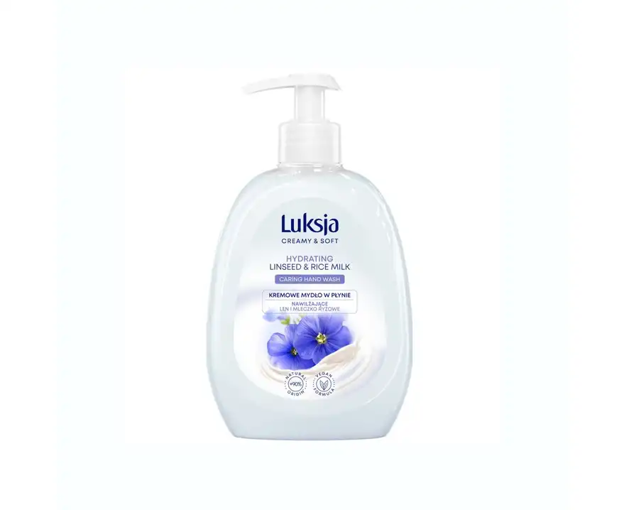 Mydło w płynie Luksja len i mleczko ryżowe 500ml