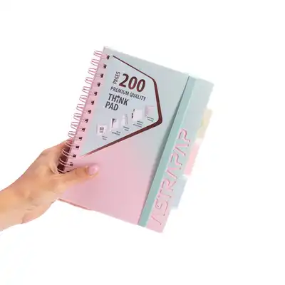 Kołozeszyt A5 200 kartek Astrapap PP ombre pastel