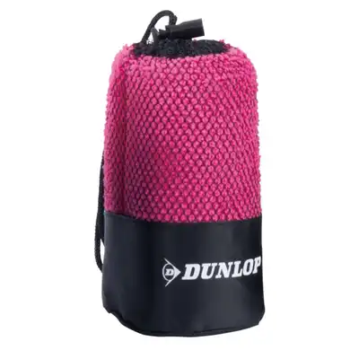 Ręcznik sportowy z mikrofibry różowy Dunlop