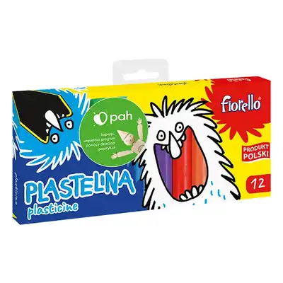 Plastelina 12 kolorów Fiorello Extra