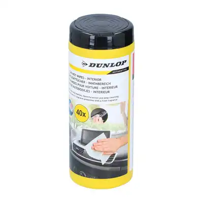Nawilżone chusteczki do pielęgnacji kokpitu samochodowego 40 szt. Dunlop