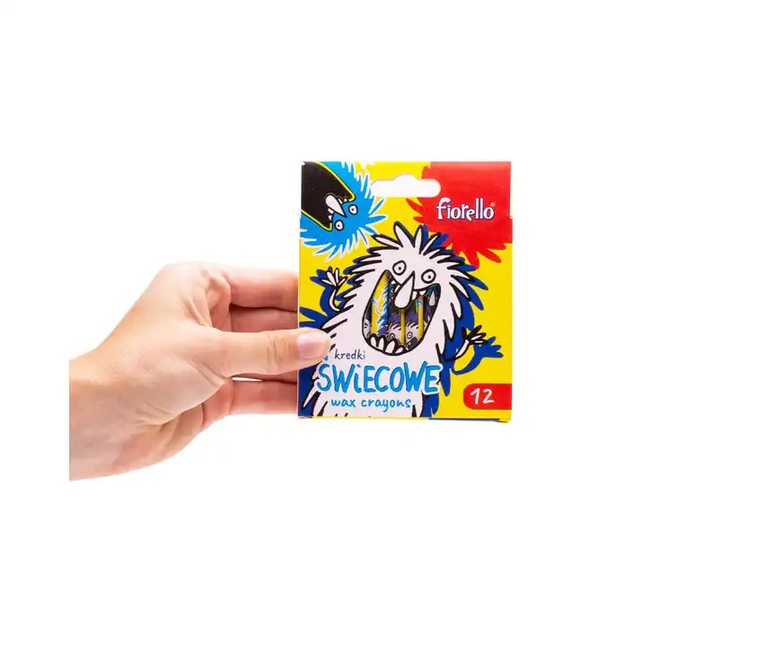 Kredki świecowe Fiorello Extra 12 kolorów