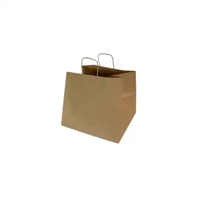 Torba papierowa 500x180x390 mm brązowa