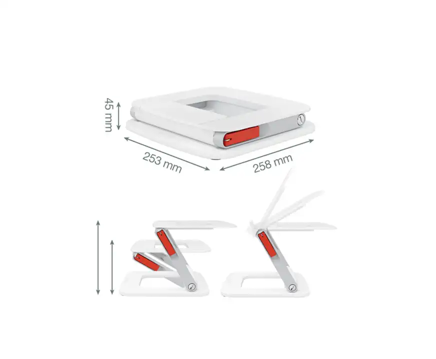Podstawka pod laptopa Leitz Ergo biała