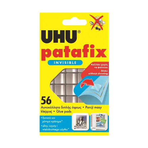 Masa mocująca Patafix Invisible UHU 56 sztuk