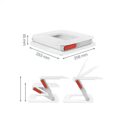 Podstawka pod laptopa Leitz Ergo biała