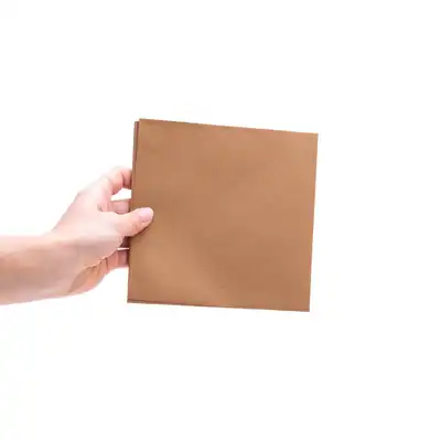 Koperty ozdobne Kraft ciemnobeżowe 10 sztuk