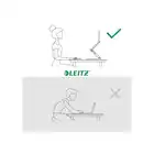 Podstawka pod laptopa Leitz Ergo biała