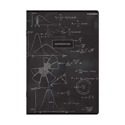 Zeszyt w kratkę Top 2000 A5 60 kartek Matematyka