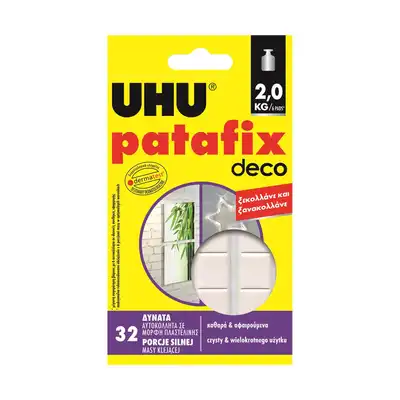 Masa mocująca Patafix Home Deco UHU 32 sztuki