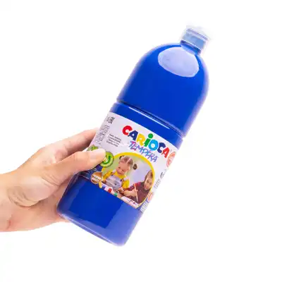Farba tempera Carioca 1000ml granatowa