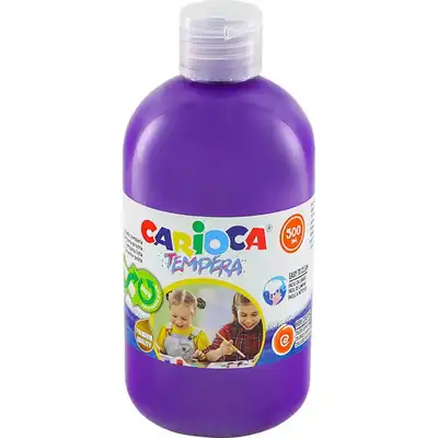Farba Carioca tempera N 500 ml fioletowa