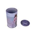 Skarbonka metalowa okrągła Barbie