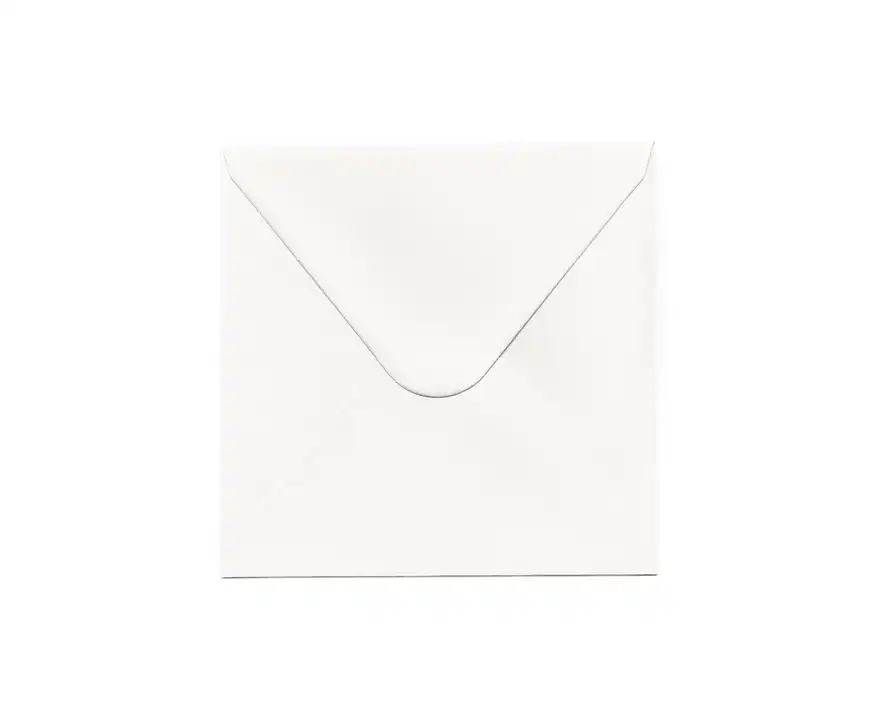Koperty ozdobne 16x16cm białe gładkie 150g Argo