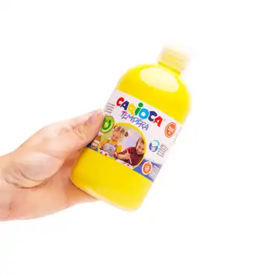 Farba Carioca tempera N 500 ml żółta