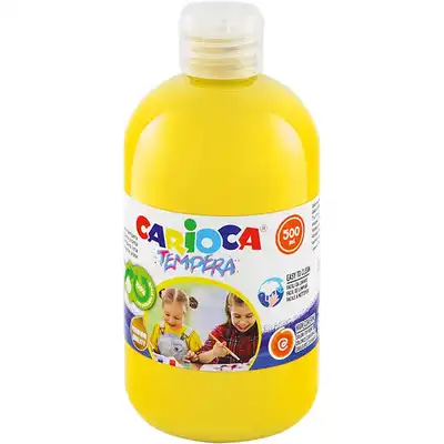Farba Carioca tempera N 500 ml żółta