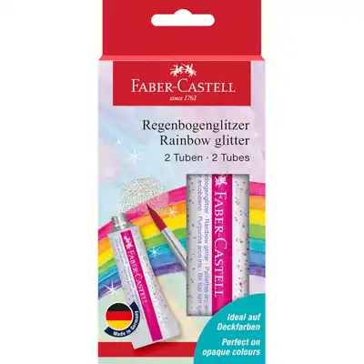 Brokat w żelu Rainbow Faber Castell 12 ml 2 sztuki