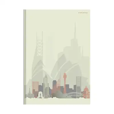Brulion Top 2000 City Gradient A5 w kratkę 96 kartek