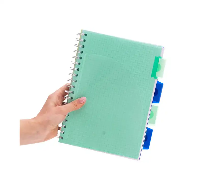 Kołozeszyt B5 w kratkę Pukka Project Book Seafoam