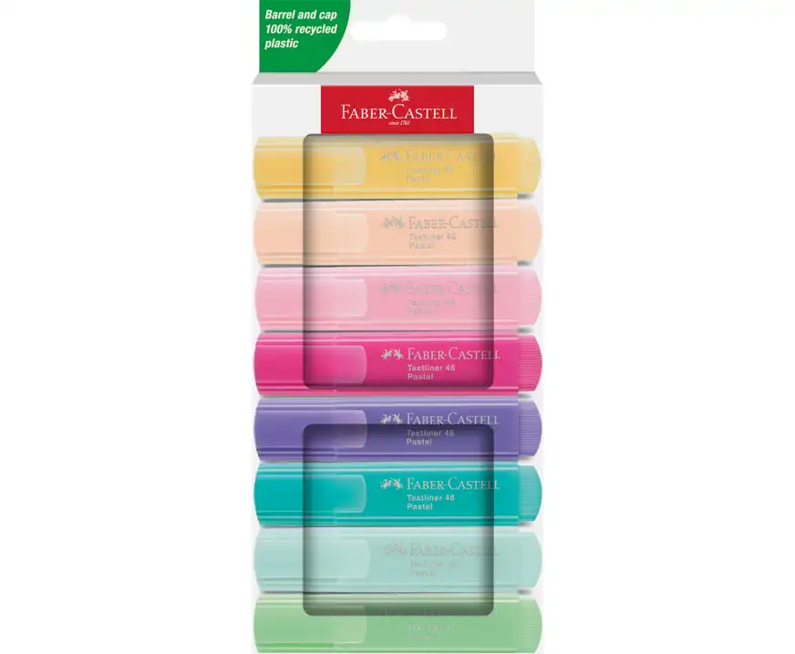 Zakreślacz pastelowy Faber Castell 1546 8 kolorów