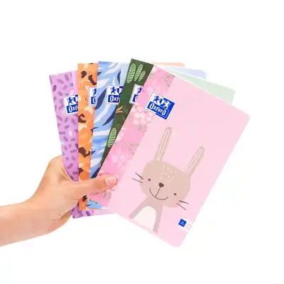 Zeszyt A5 16 kartek linia podwójna kolorowa Oxford Kids