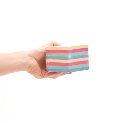 Kostka kolorowa nieklejona 8,5x8,5x7cm