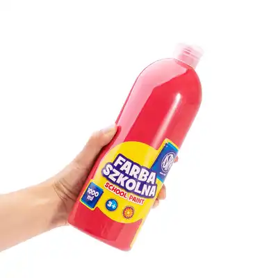 Farby szkolne Astra 1000 ml czerwone