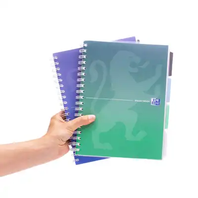 Kołozeszyt B5 80 kartek kratka Oxford Gradient Project Book