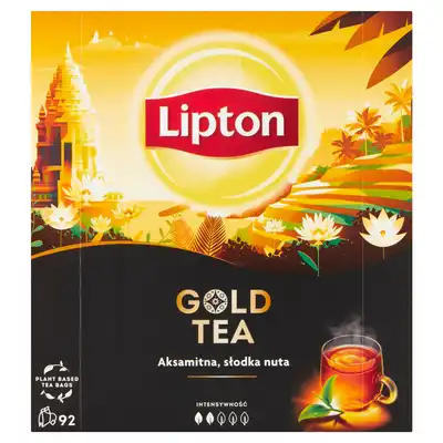 Herbata czarna Lipton Gold Tea 92 torebki