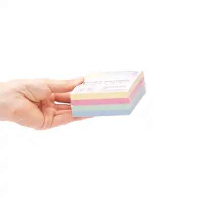 Kostka kolorowa klejona 8,5x8,5 3,5cm
