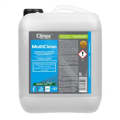 Środek do mycia powierzchni wodoodpornych Clinex Multi Clean Green Tea 5l