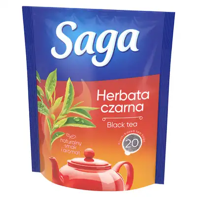Herbata czarna Saga 20 torebek
