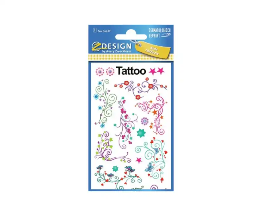Naklejki tatuaże Zweckform Kids ornamenty