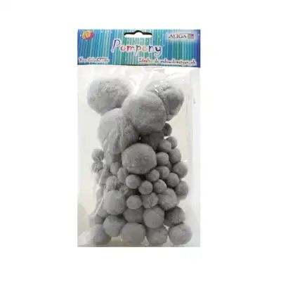 Pompony szare POM-061 Aliga