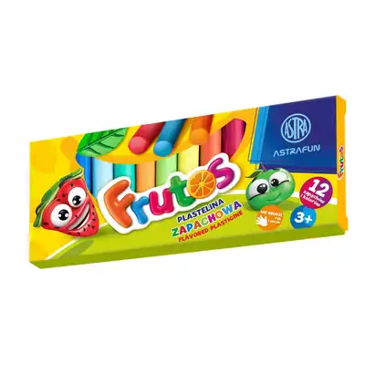 Plastelina 12 kolorów Astra Frutos