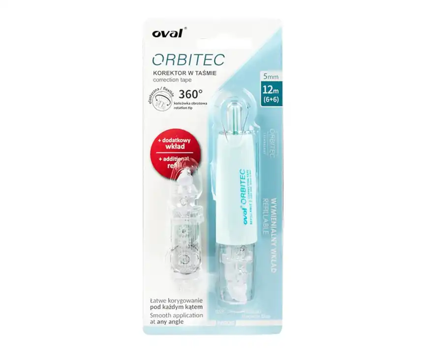Korektor w taśmie Oval 5mmx6m + wkład