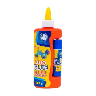 Klej w płynie 143g + klej w sztyfcie 8g Duo Astra